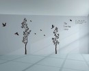 2 Loving Tree Wall Decal Vinyl Tree Art Stickers